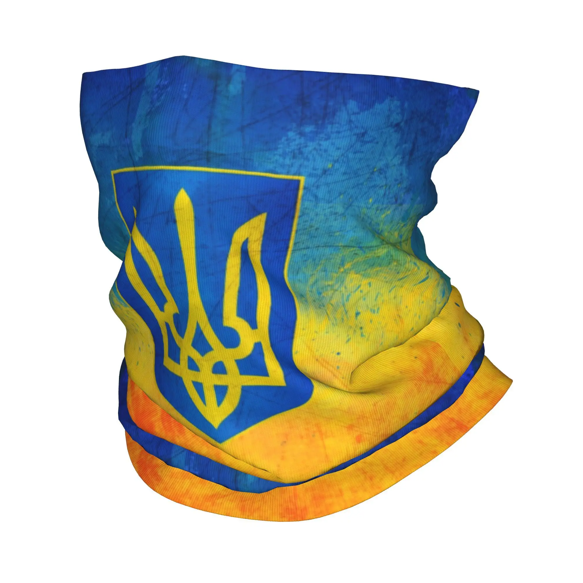 

Бандана с флагом Украины, шарф с украинским принтом, многофункциональный велосипедный шарф, походный унисекс, моющийся для взрослых