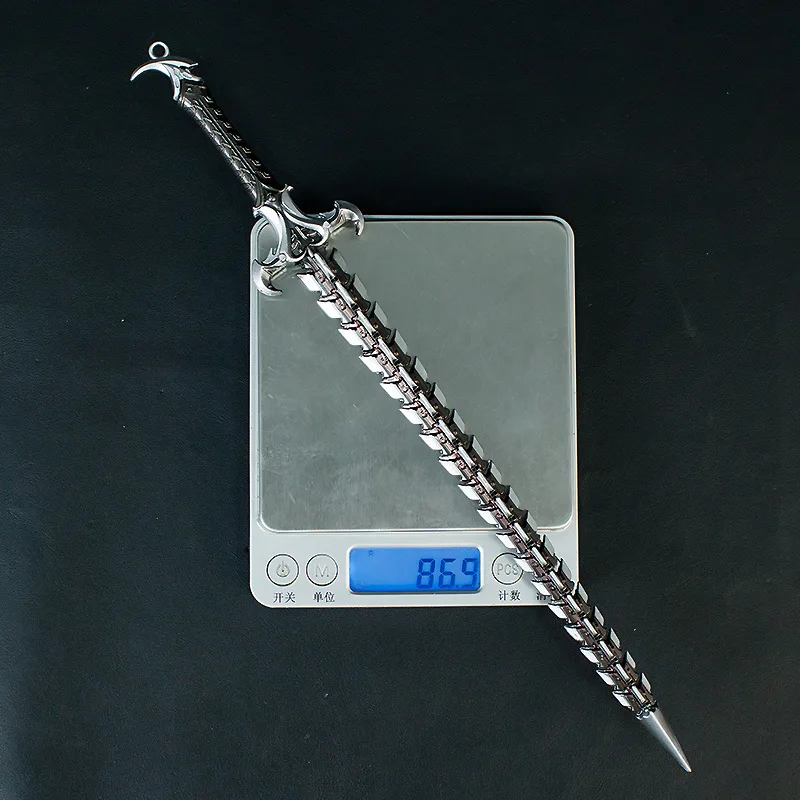 30 centimetri Nuovo Gioco Figura Lama Del Serpente Periferico In Metallo Artigianato Modello Puntelli Desktop Decorare Ornamenti Regali Di Compleanno Giocattoli