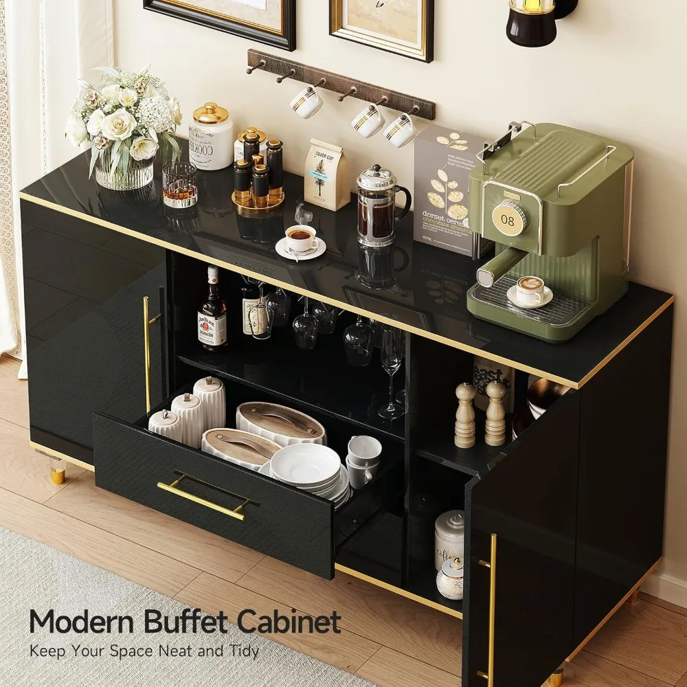 Modern Multi-Functional Folding Coffee Table with Storage and 4 Stools on Casters