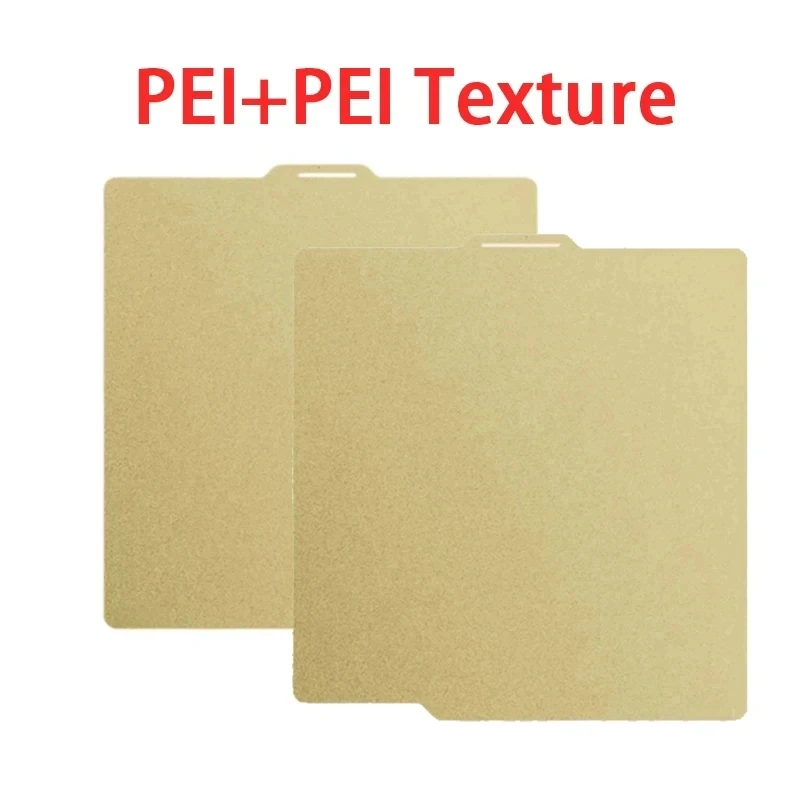Für Bambu Lab X2D P2S X1 P1S Carbon-Bauplatte A1 PEI-Blatt, texturiert, doppelseitig, PEO PET-Bauplattengestell für Bambulab P1P X1C Bauplatte