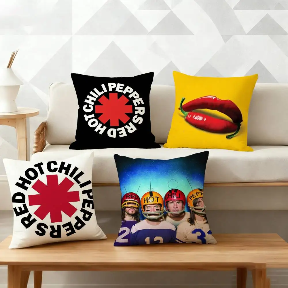 

R-Red Hot Chili Peppers Band Pillow Case Cushion Cover Throw Pillow Case For Car Sofa