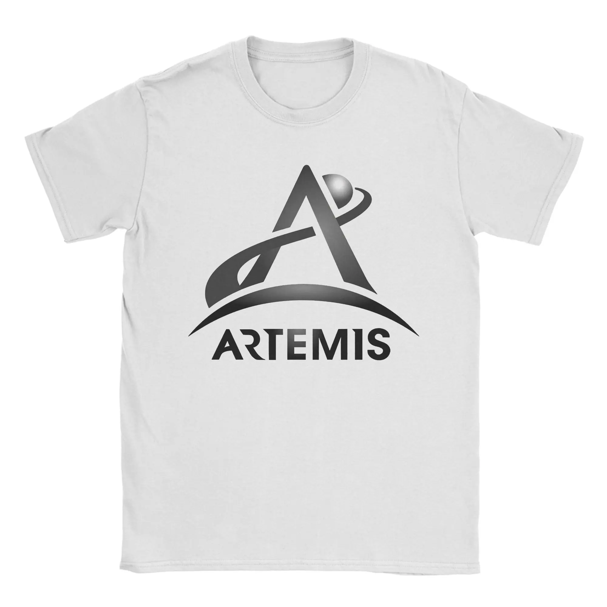 Streetwear T Shirt Summer Artemis program logo Novelty T Shirts  100 Cotton Tee Shirt for Adult Aesthetic Short Sleeve Tees