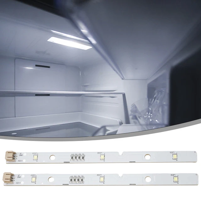 2 szt. Listwy oświetleniowe LED wymiana pasuje do akcesoriów zamienne do lodówki Rongsheng/Hisense MDDZ-162A 1629348 1529227