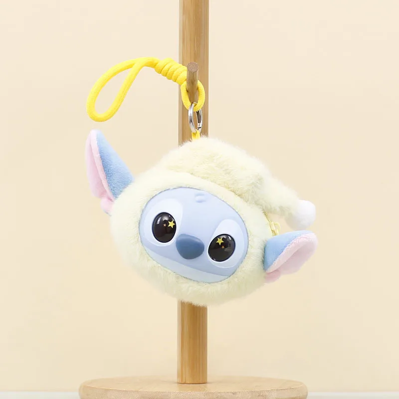 Disney Stitch Plush Toy, Plush Keychain Coin Purse, Portable Small Bag Charm Doll, Birthday and Christmas Gift