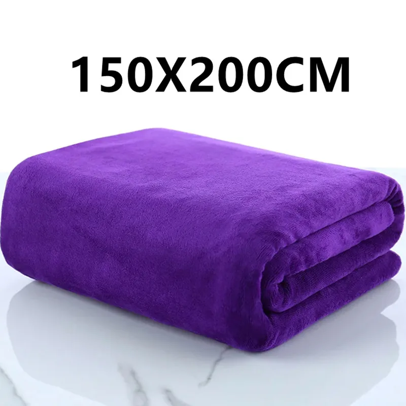 Big bath towel  microfiber bath towel absorbent and quick-drying multifunctional swimming fitness sports beauty salon towel