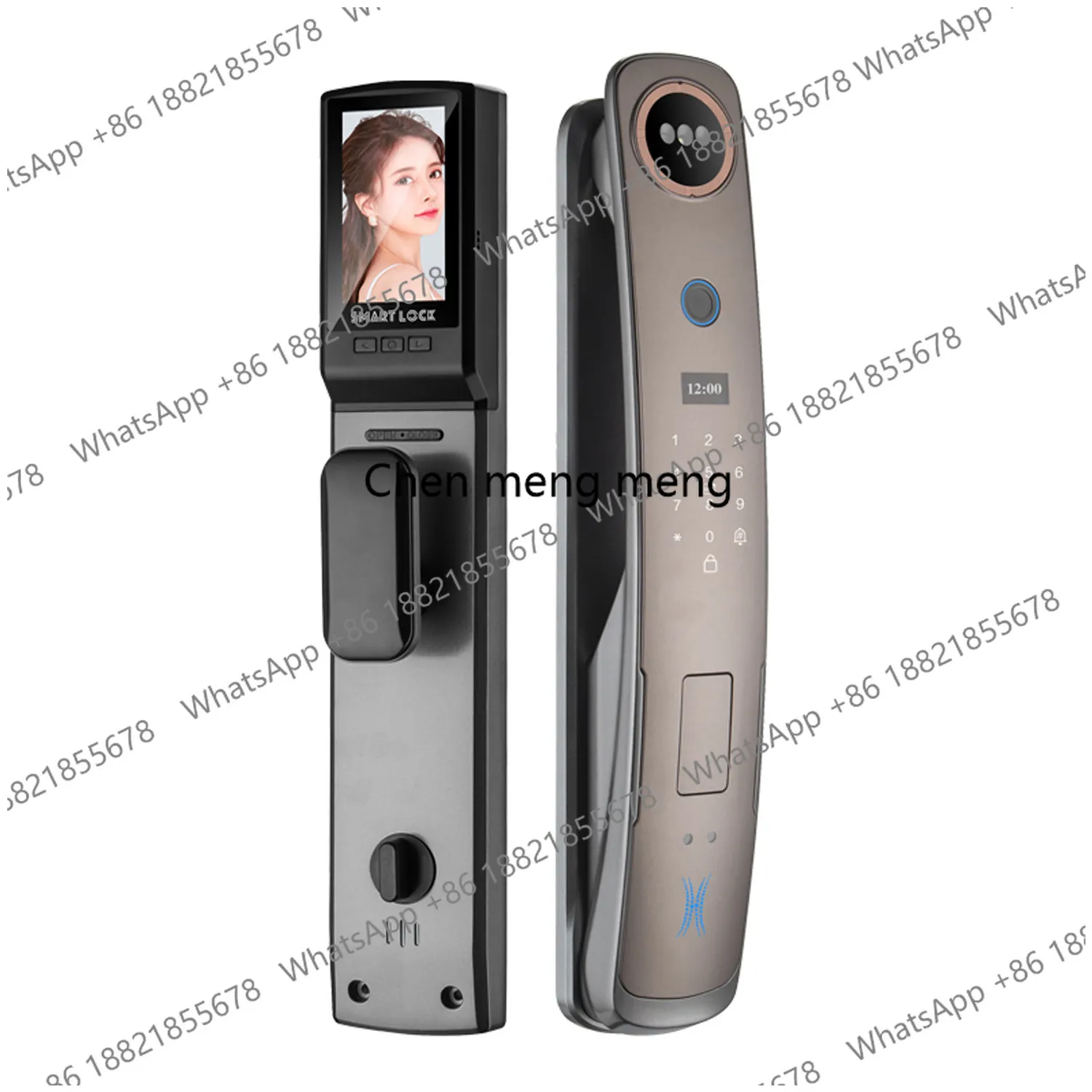 

E30 smart door lock fingerprint lock household anti-theft door smart lock entry door password