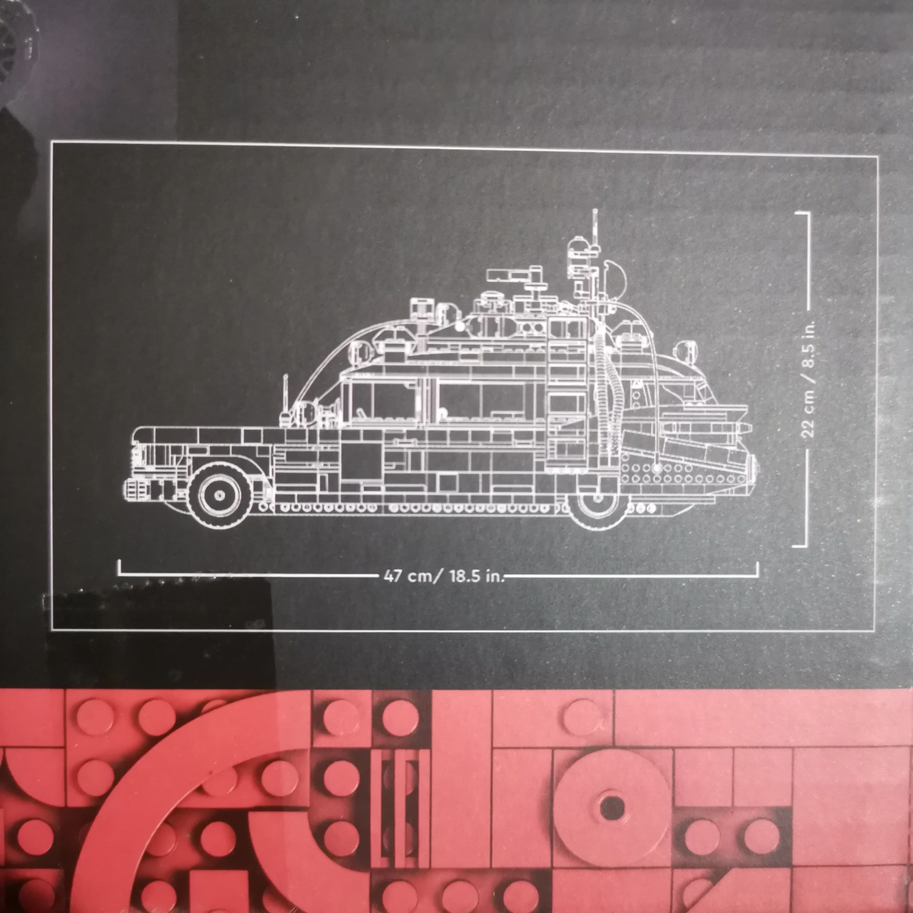 

С оригинальной коробкой, совместимая с 10274 Ecto-1, модель автомобиля для взрослых, подарки на Хэллоуин, украшения, подарки на Рождество и день рождения