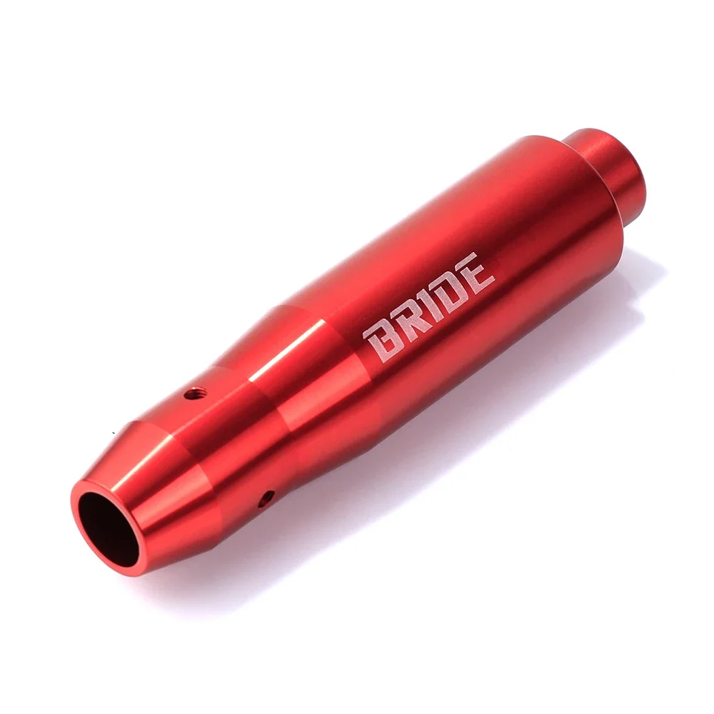 

15cm JDM Universal BRIDE Aluminum Automatic Stick Gear Shift Knob Push Down Button shifter