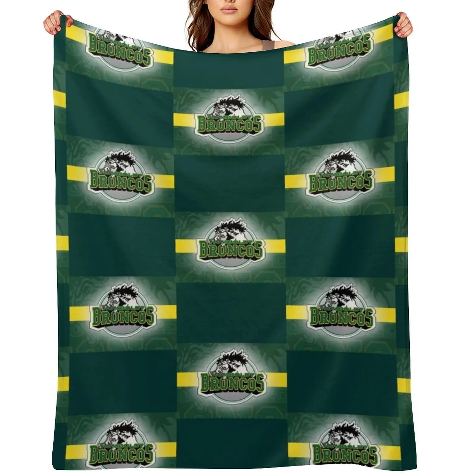

Humboldt broncos Throw Blanket Soft Cute Retros for babies Blankets