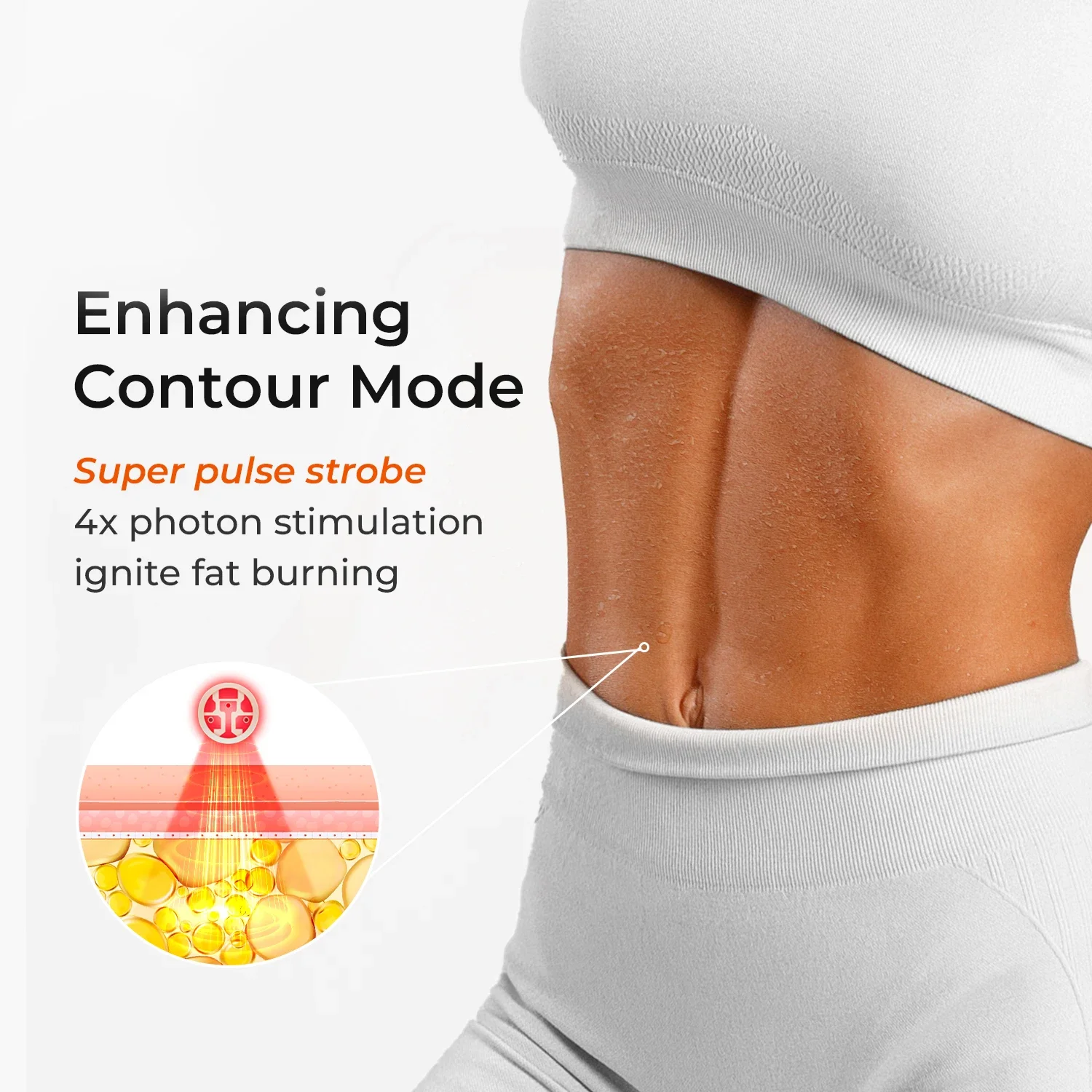 حزام العلاج بالضوء الأحمر 100 LED التدفئة بالأشعة تحت الحمراء المحمولة للجسم الخصر آلام الظهر تخفيف فقدان الدهون وجهاز استعادة العضلات #4