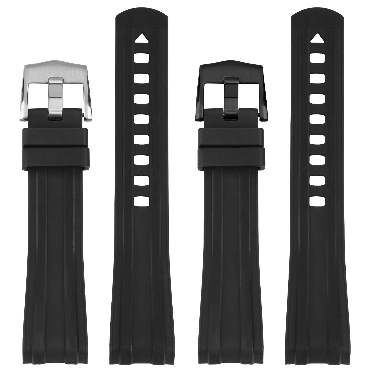 Para Omega Seamaster Series 300m reloj de buceo 210,62/92 correa de reloj deportivo de goma fluorada de repuesto pulsera para hombre 21MM