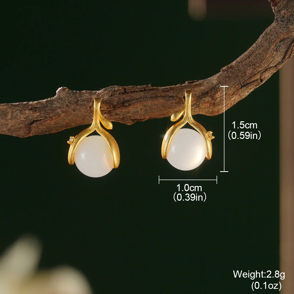 العرقية الصينية قلادة من اليشم أقراط للنساء الفاخرة التقليدية مهرجان مجوهرات الزفاف خمر سحر تصميم هدايا عيد الميلاد