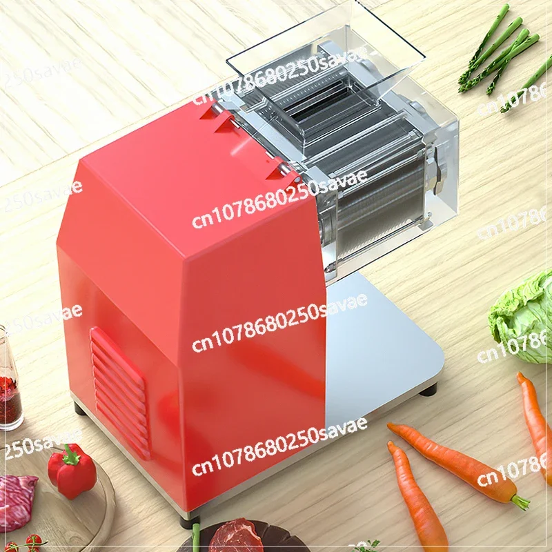 250kg / H Commercial Electric Meat Slicer Grinder Vegetable Cutter Shred Machine 1100W Home Automatic Food Chopper Chipper