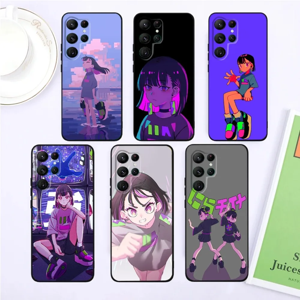 

Cartoon Zutomayo Phone Case For SamsungS24,S23,S22,S21,Ultra Pro S10,S30Plus,S9,20lite Black Cover