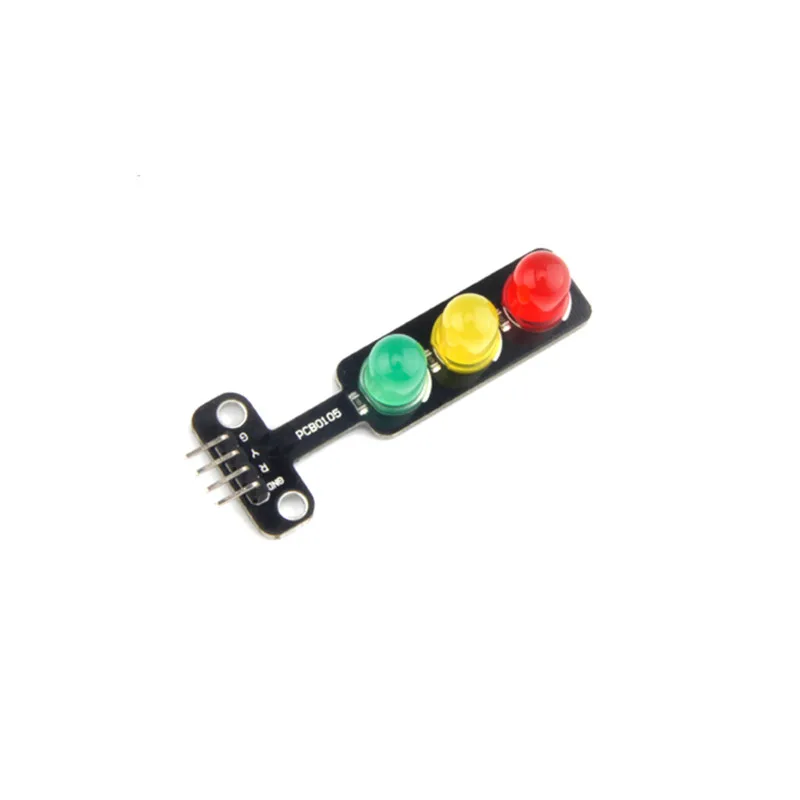 Traffic light signal light module, red, green and yellow LED three-position water light module