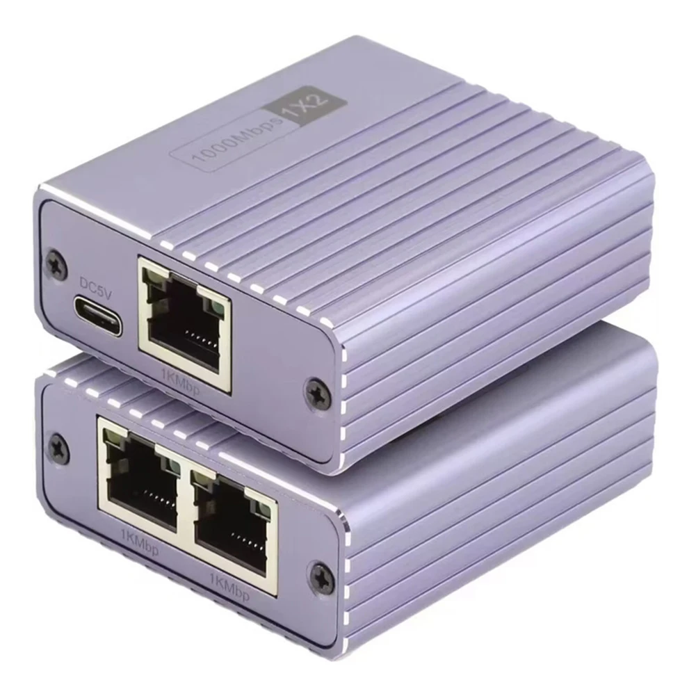 

Гигабитный Ethernet-сплиттер От 1 до 2/3/4, Ethernet-кабель, разветвитель 1000 Мбит/с, сетевой разветвитель RJ45, сетевой разъем для кабеля Cat6/7/8