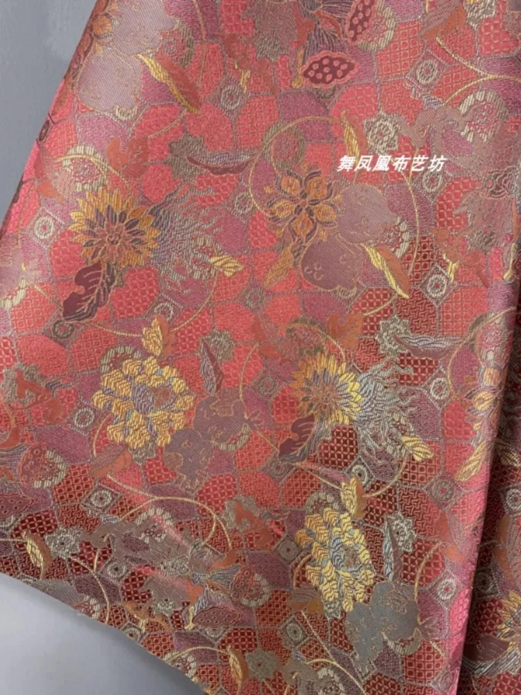 

Жаккардовая ткань Jujube, новый китайский чонсам, жилет, имитация песни, жаккардовая ткань для одежды, шитье по метру, материал «сделай сам»