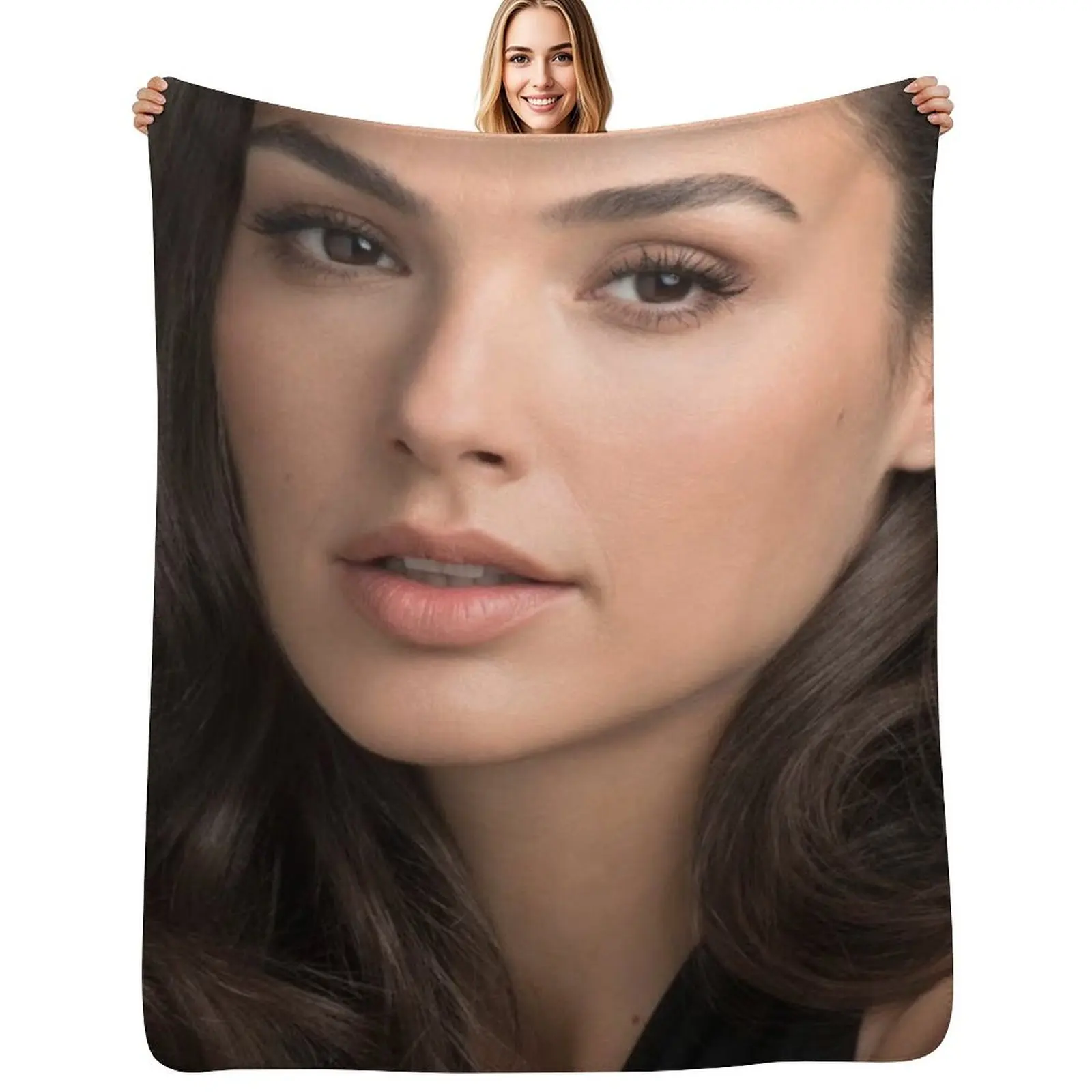 

beautifull women Throw Blanket Kid'S Stuffeds Hair decorative Blanket