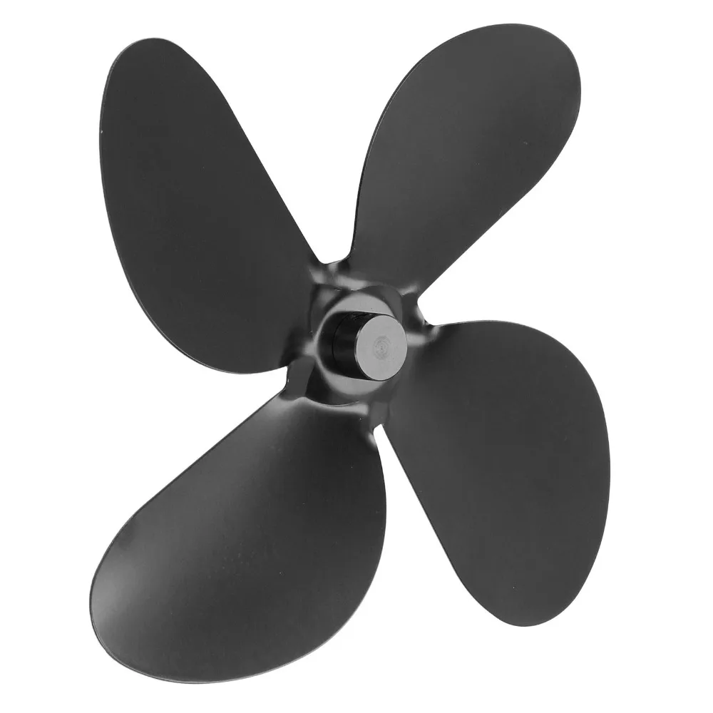 

Лопасти вентилятора для печи из алюминиевого сплава, 4-лопасти, сверхмощные лопасти для вентилятора для камина, устойчивые к высоким температурам, с гаечным ключом