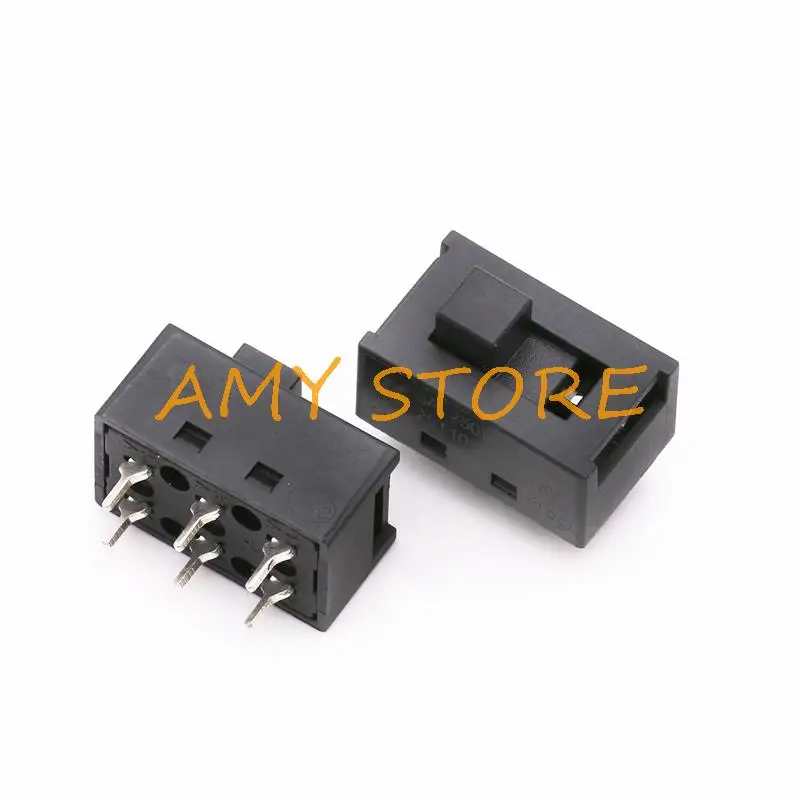 2pcs 2/4Positions 6/10Pins SS-22N02 SS-24N02 Hot Cold Air Cylinder Toggle Slide DIP Switch for Electric Hair Salon Dryer Blower