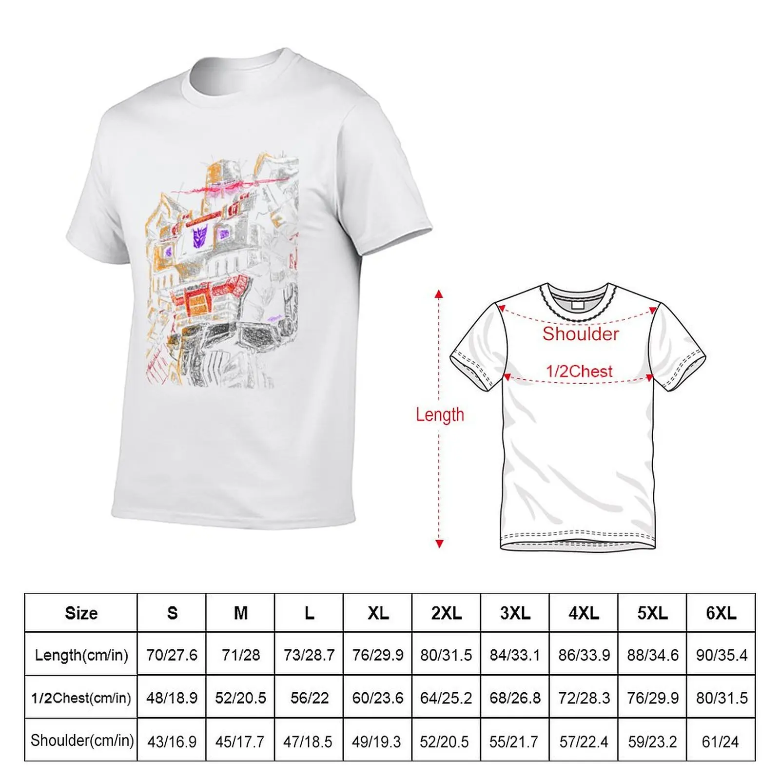 Megatron T-Shirt man t shirts high quality luxury brand man t shirt graphic man graphic t shirt T-shirt