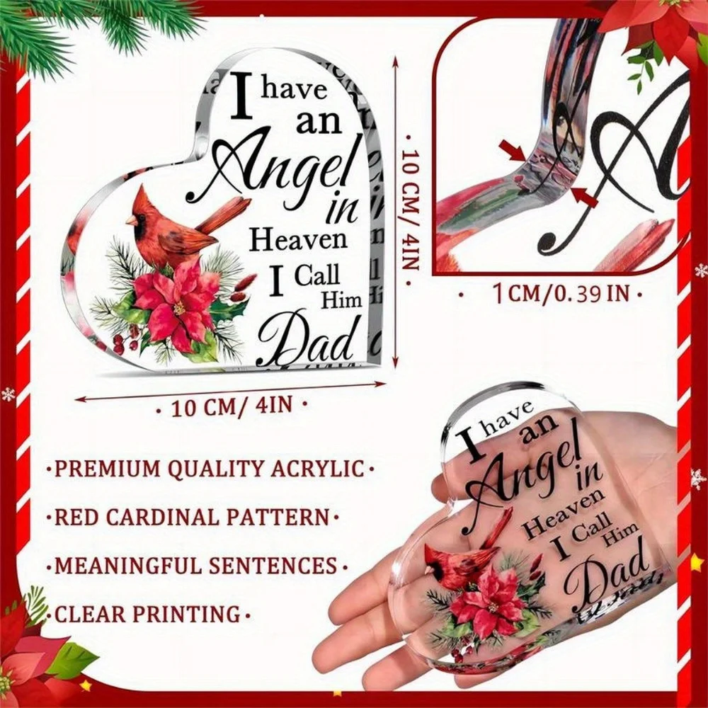 هدية التعاطف الكاردينال الأحمر. أمي في الجنة عيد الميلاد التذكاري والذكرى. #2