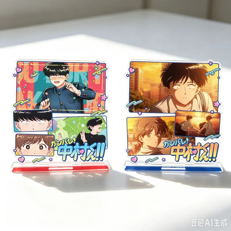 Anime Go For It, Nakamura-kun!! 15cm Okuto Nakamura Hirose Animation Periphera Acrylic Stand Model Keychains