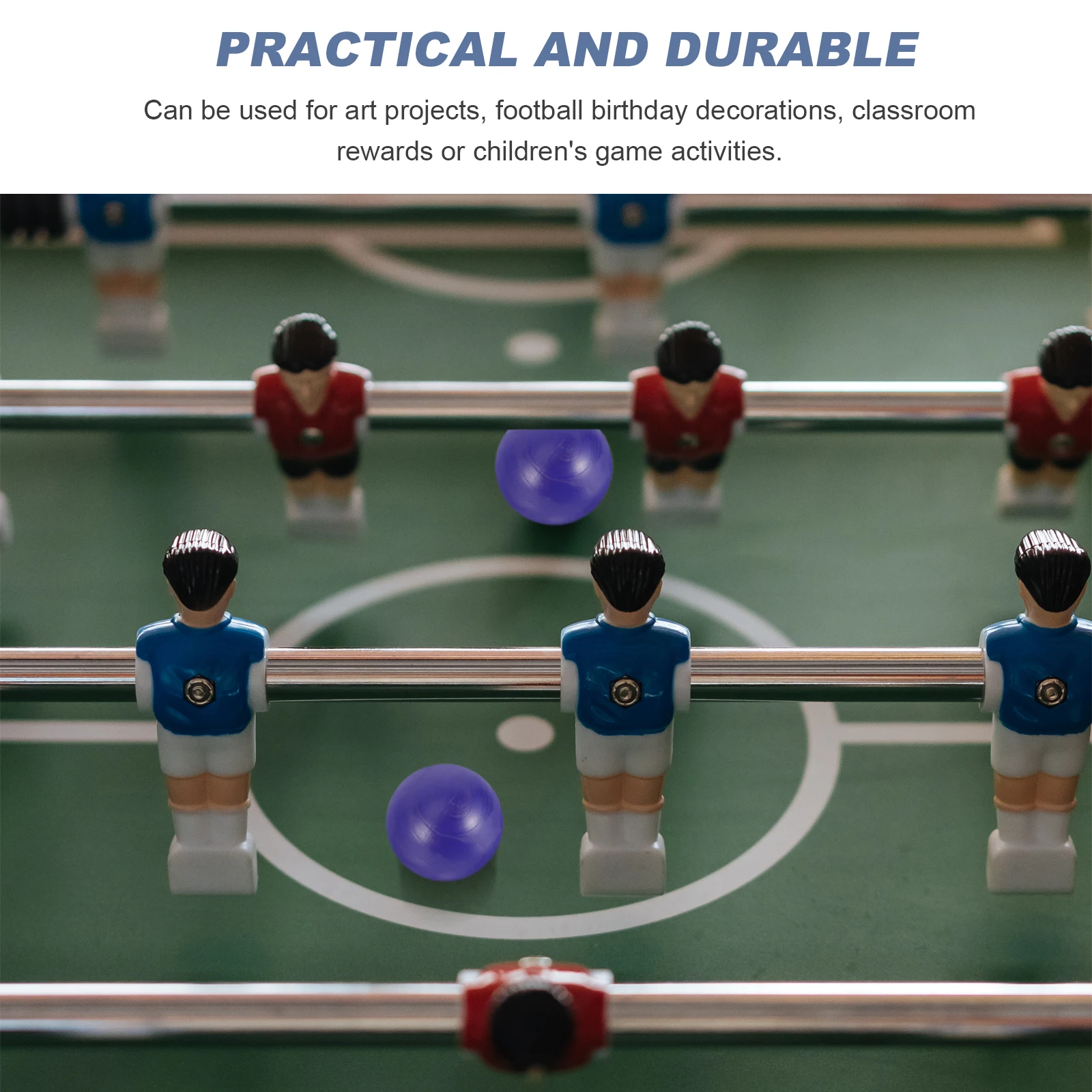 

10pcs 36Mm Smooth Table Football Balls Durable Desktop Soccer Accessories Replaceable Footballs For Adult Kids