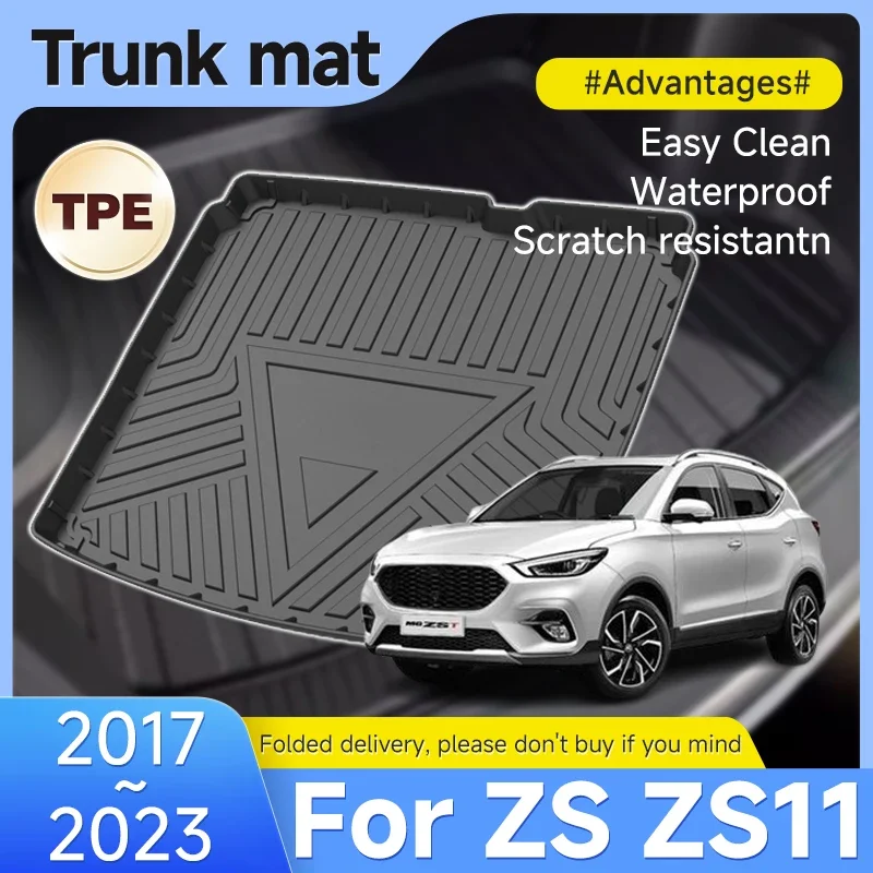 

Upgraded TPE Material Trunk Mats For MG ZS ZS11 ZX EZS ZST Astor VS 2017~2023 Waterproofs Tray Trunk Protection part Accessories