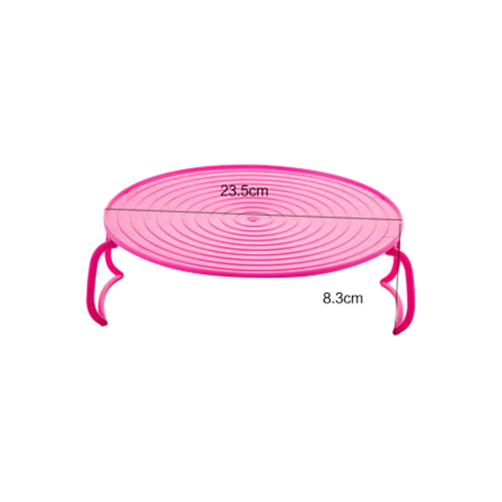 2 stücke Mikrowelle Tablett Dampfenden Tablett Halter Küche Layered Lagerung Rack Faltbare Lebensmittel Heizung Rack Wärmedämmung
