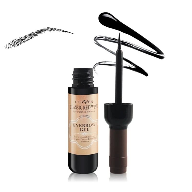 Colore naturale henné sopracciglio Gel crema donne trucco sopracciglia tintura tinta sopracciglia impermeabile tatuaggio penna pennello Kit cosmetici