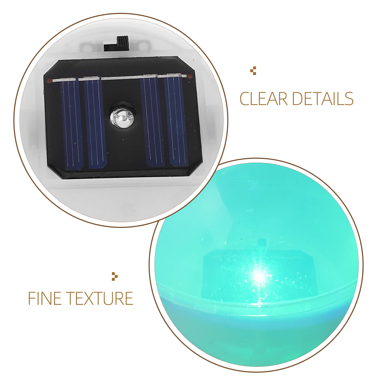 Ecofriendly Solar LED Floating Ball Lights Colorful Decorative Lamps for Garden Park Pools Durable Plastic LED Floating Lights