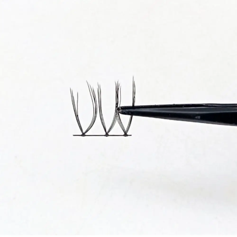 Pestañas postizas de un solo grupo, 10 filas, pestañas artificiales naturales, pestañas de injerto autoadhesivas esponjosas 3D, suministros de maquillaje