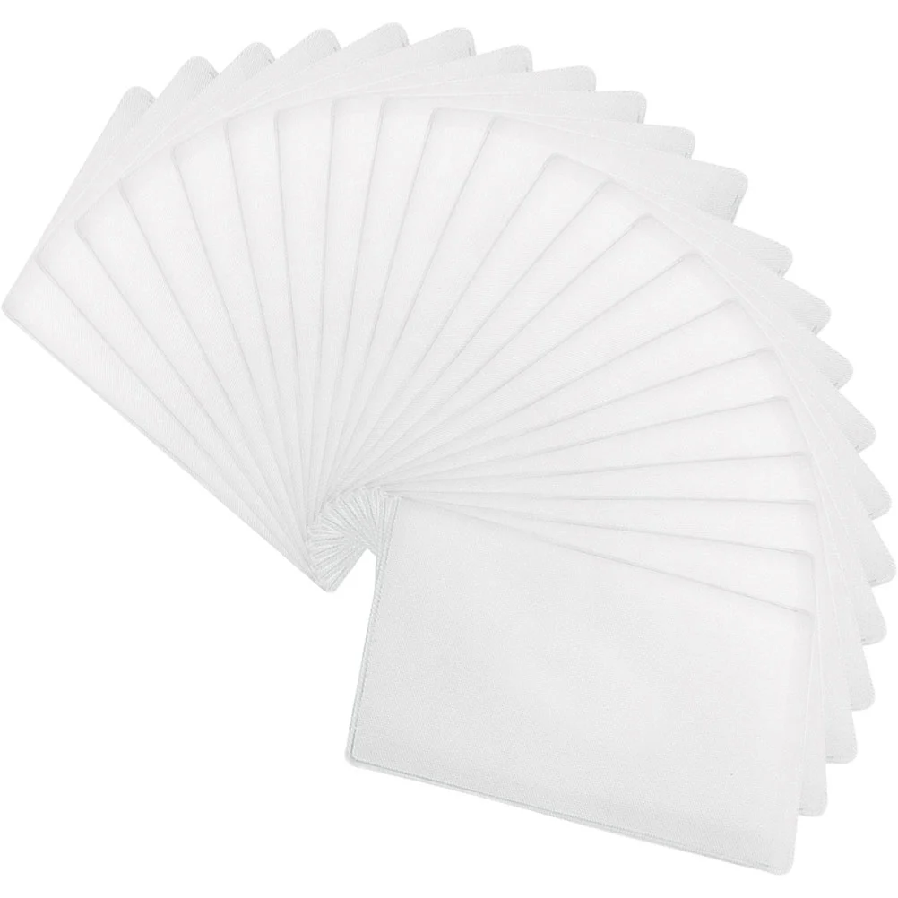 Fundas protectoras para tarjetas de crédito, funda transparente esmerilada para tarjetas de visita, Protector multiusos para oficina, 100 Uds.