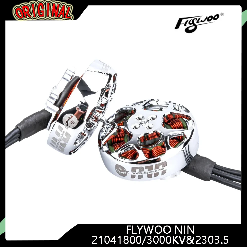플라이우 NIN FPV 모터 - 2104 (1800/3000KV) & 2303.5 (1750/3000KV), 울트라라이트 후프/투스픽 드론용