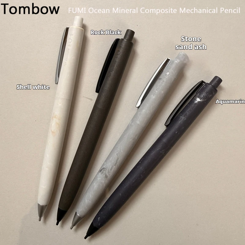 

Механический карандаш Tombow FUMI Series Ocean Mineral Composite, 0.5 мм, с керамической текстурой, высокая эстетика, для дизайнерской коллекции канцелярских принадлежностей