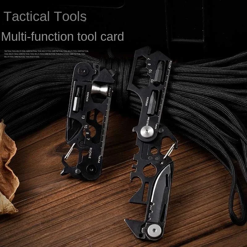 

Multifunctional Outdoor Tool Combination Card Folding Molle Scissor Army Knife Mini Bicycle Repair EDC Camping Gear Equipment