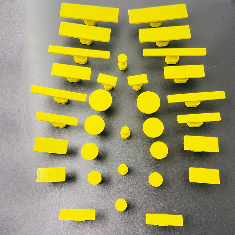 16 /32 Uds. Pestañas de extracción de abolladuras de carrocería de coche sin pintura compatibles con martillo deslizante en T superficie de Metal herramientas de reparación de abolladuras de automóvil