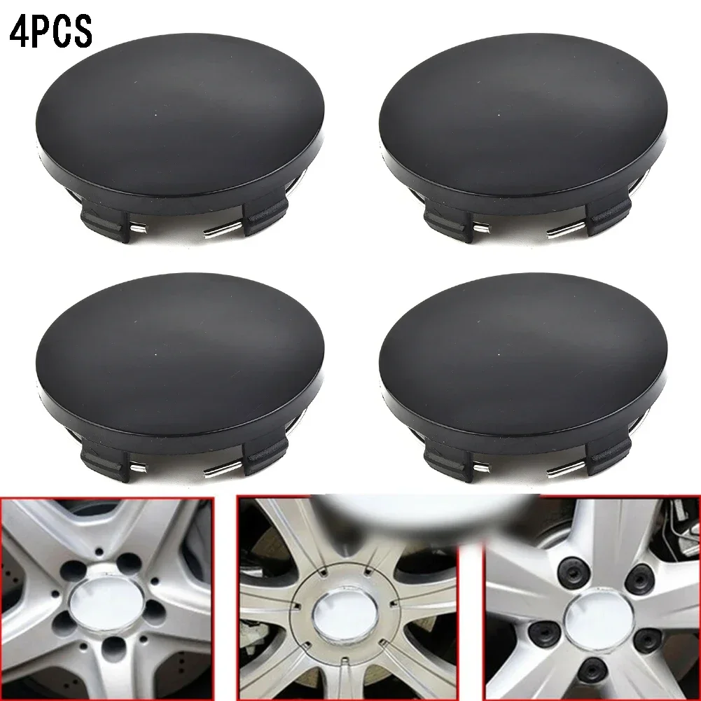 Wheel Hub Center Cap Cover High Quality 4x 60mm Universal14.5mm Height Accessories Appearance Decoration Parts