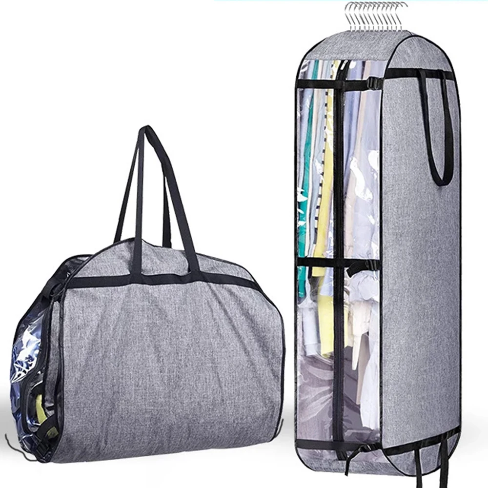 Wardrobe Hanging Clothing Save Space Large Capacity Suit Coat Dust Cover Home Storage Bag Pouch Case Organizer