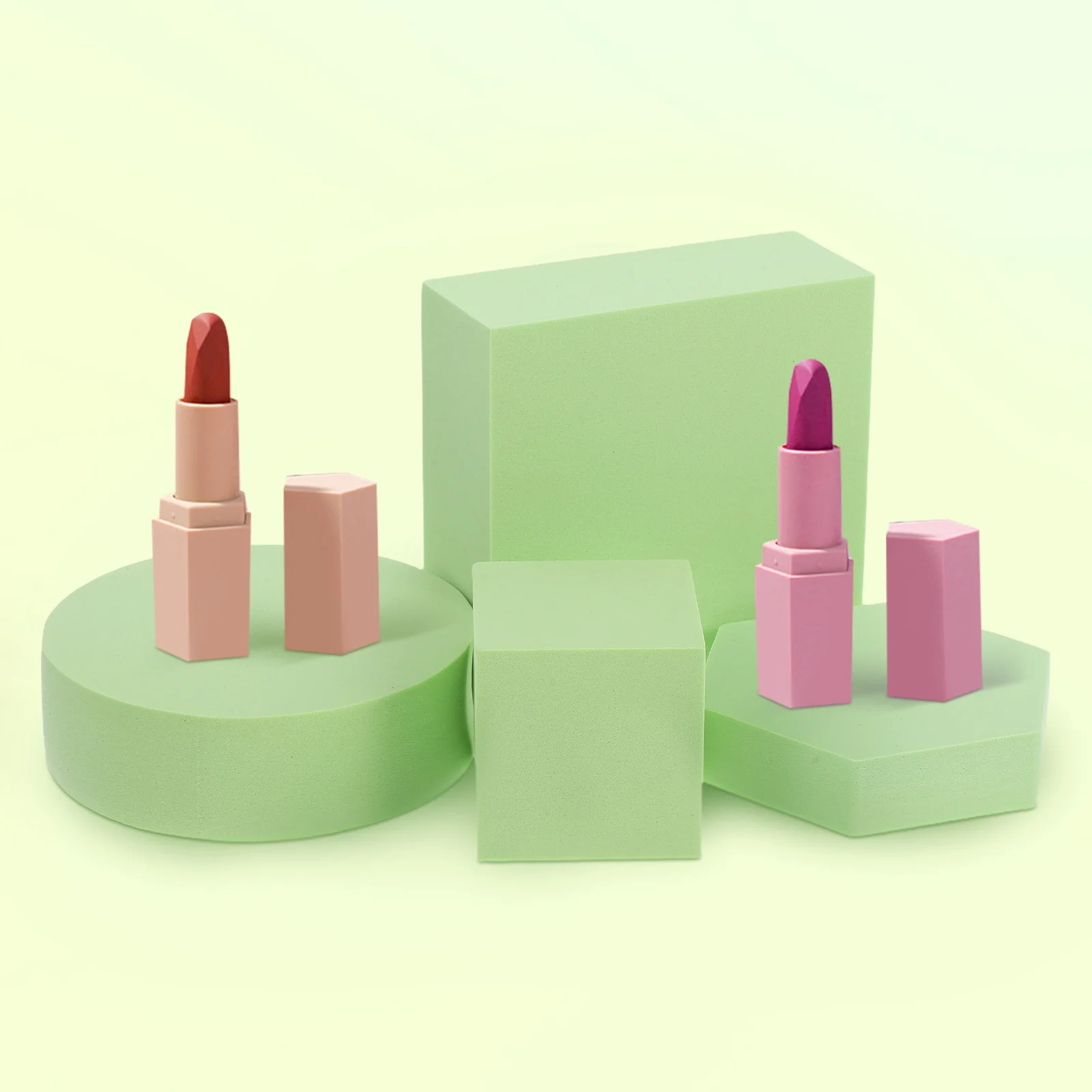 

1Set Geometry Base Photo Props Small Backdrop for Cosmetics Jewelry Food Photography Product Display Foam Props