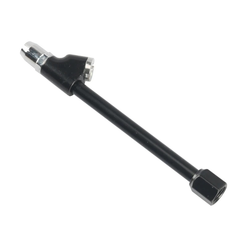 652F Ergonomic Anti Slip Air Chuck Tire Inflator Pressure Double Port Tire Inflation Chuck for Emergency Roadside Use