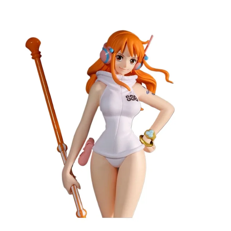 

Authentic Japanese Glasses Factory One Piece Voyage Series Nami Future Island Figure Action Figures Children's Toy Birthday Gift