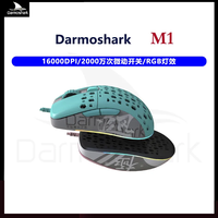 Darmoshark M1 Wired Gaming Mouse 8 Keys16000dpi Adjustable PMW3389 Computer Office Mouse Hollow Design For PC Laptop Gift