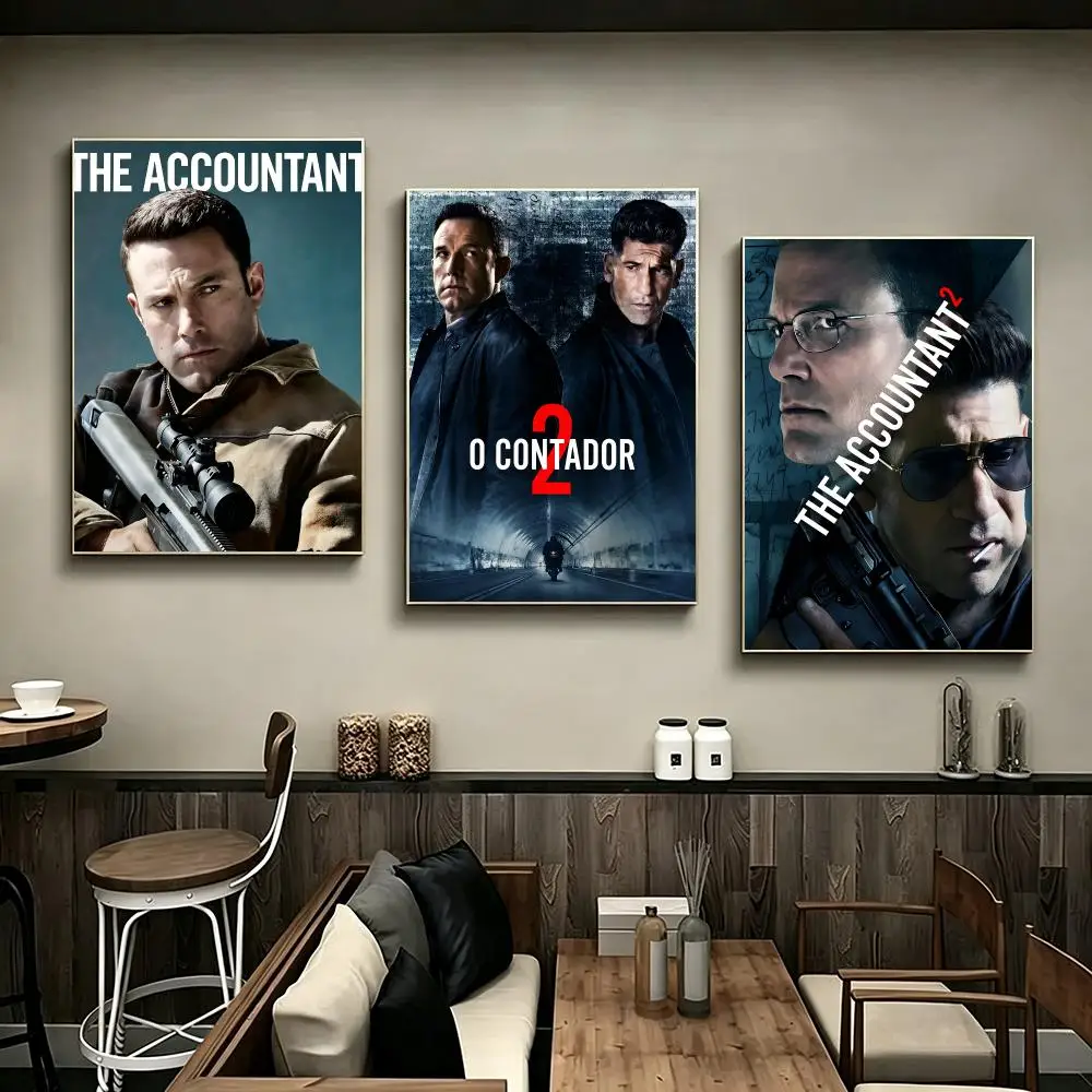 Movie The Accountant Poster Poster HD Printing Modern Minimalist Style Wall Art Home Decor For Office Bedroom Gift
