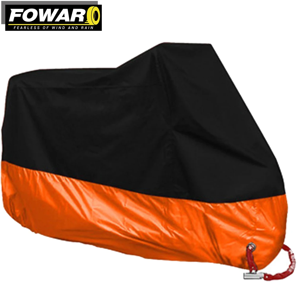 

Motorbike Rain Cover All Season Waterproof Dustproof UV Protective Outdoor Travel Camping Bike Scooter Motorcycle Cover M-4XL