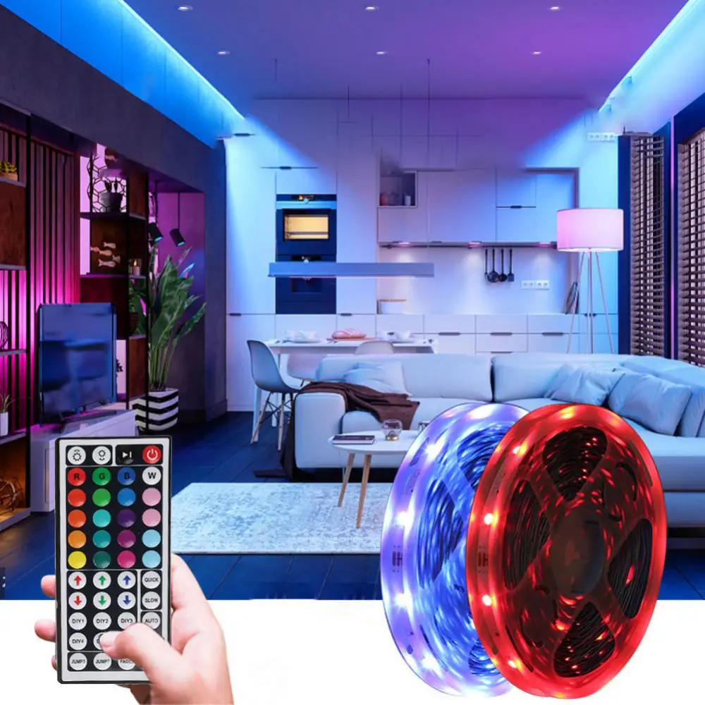 Infrared Light 5050 Led Chip Control Color Changing Lights Remote Control Mode Remote Control Multiple Modes For  Meeting Place