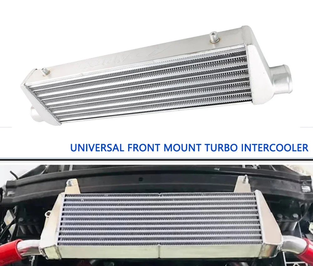 

Intercooler Turbo Intercooler 550x180x65mm od 63mm Engine Power racing Universal Intercooler Front Mount Cooling 2.5In Inlet