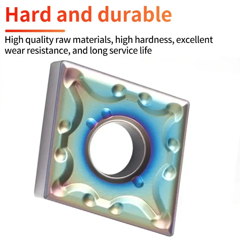 CNMG120404-MA CNMG120408-MA Colorful Outer Circle CNC Blade Quenched Steel Stainless Steel Available Insert