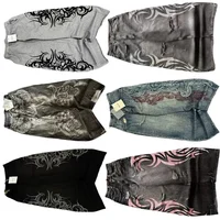 Pantalones Anchos de Moda con Bordado Estilo Y2K para Hombre y Mujer, Estilo Urbano Vintage Hip Hop, Casuales, de Alta Calidad para Parejas